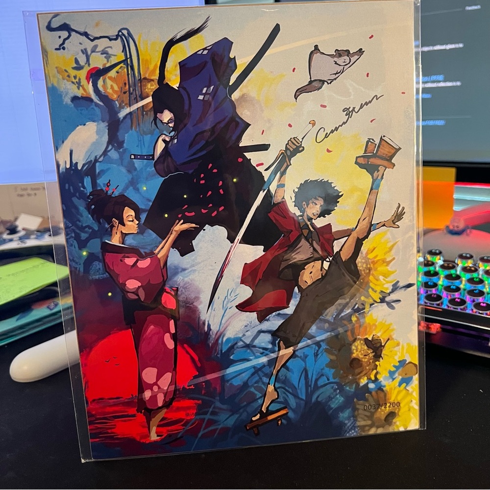 Samurai Champloo Print - Artist Signed